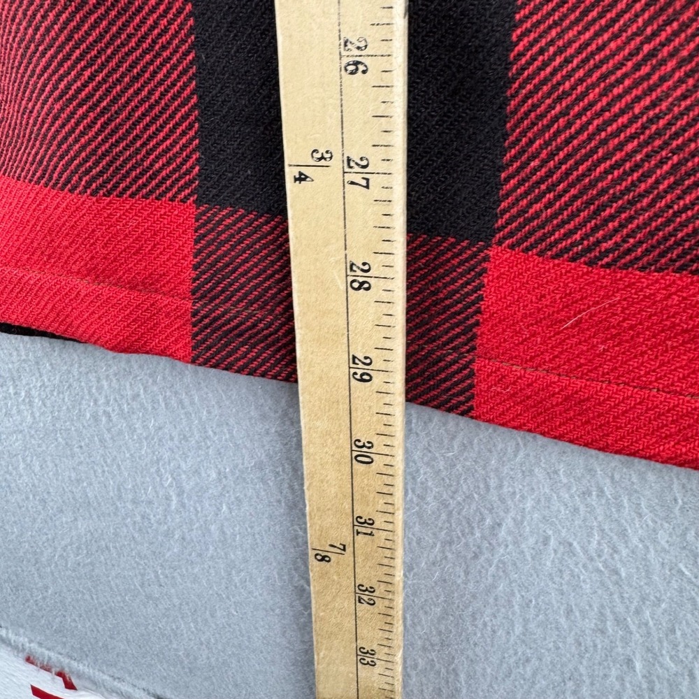 Vintage 50s Woolrich Jacket Mens Large Wool Mackinaw Red Plaid Hunting Talon Zip - Picture 16 of 16